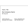 Business Card black & white - (Advanced)